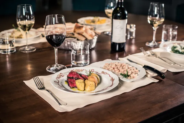 Сезонная подача в ресторане Cantinetta Antinori