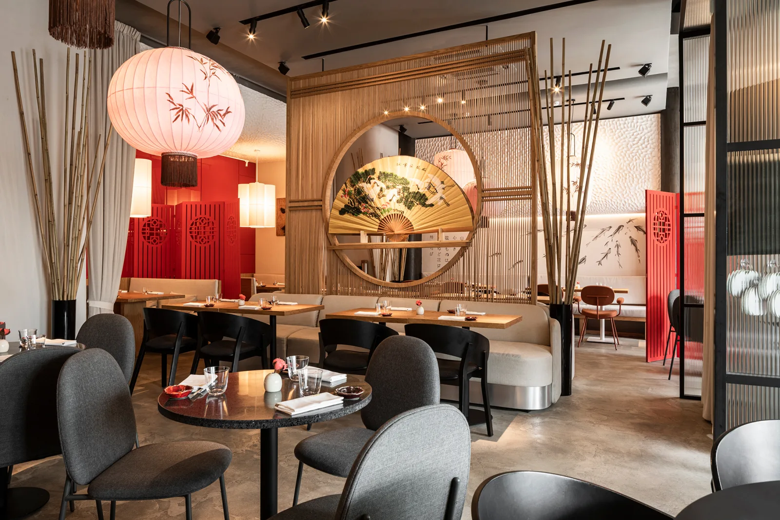 Интерьер ресторана Coba Hand Roll Bar