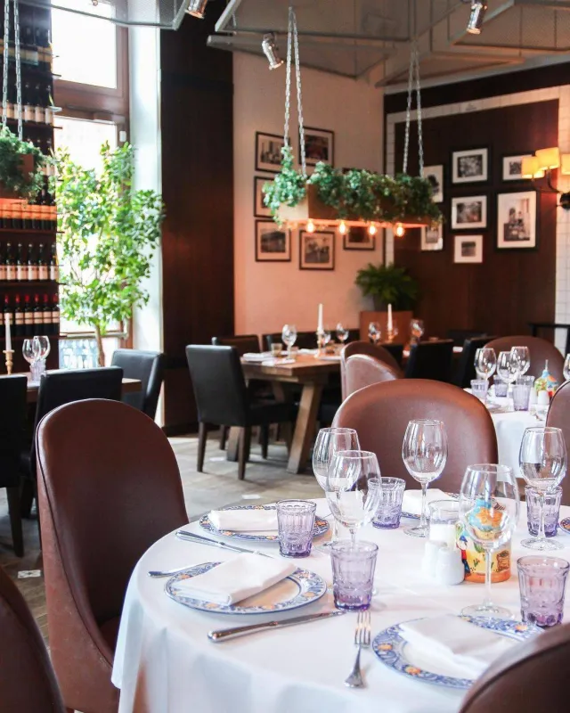 Авторский десерт в ресторане La Bottega Siciliana